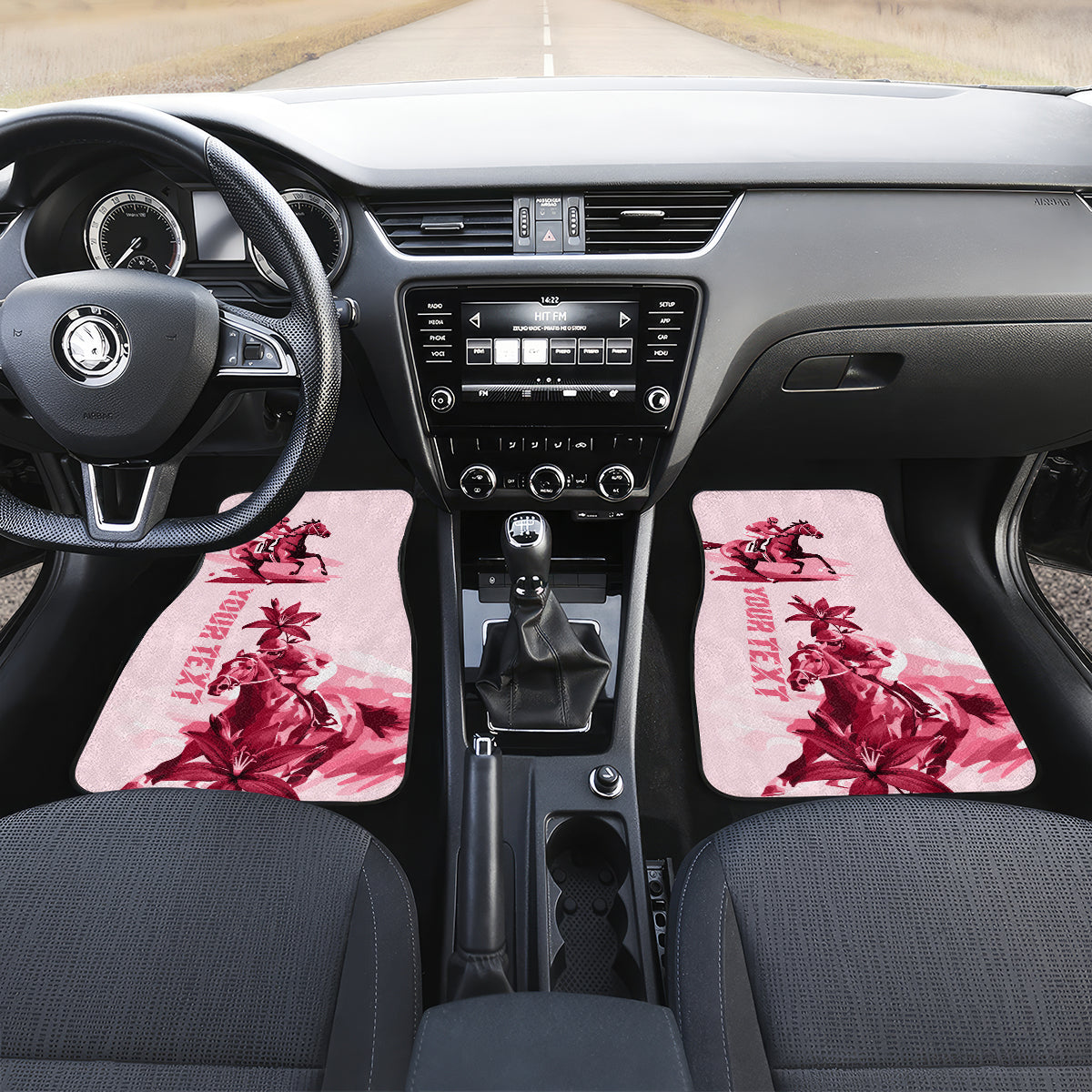 Kentucky Car Mats Horse Racing Lily Stargazer Pink Version - Wonder Print Shop