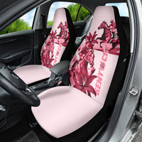Kentucky Car Seat Cover Horse Racing Lily Stargazer Pink Version - Wonder Print Shop