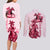 Kentucky Couples Matching Long Sleeve Bodycon Dress and Long Sleeve Button Shirt Horse Racing Lily Stargazer Pink Version - Wonder Print Shop