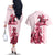 Kentucky Couples Matching Off The Shoulder Long Sleeve Dress and Hawaiian Shirt Horse Racing Lily Stargazer Pink Version - Wonder Print Shop