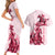 Kentucky Couples Matching Short Sleeve Bodycon Dress and Hawaiian Shirt Horse Racing Lily Stargazer Pink Version - Wonder Print Shop