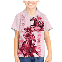 Kentucky Family Matching Mermaid Dress and Hawaiian Shirt Horse Racing Lily Stargazer Pink Version - Wonder Print Shop