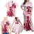 Kentucky Family Matching Off Shoulder Maxi Dress and Hawaiian Shirt Horse Racing Lily Stargazer Pink Version - Wonder Print Shop