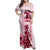 Kentucky Family Matching Off Shoulder Maxi Dress and Hawaiian Shirt Horse Racing Lily Stargazer Pink Version - Wonder Print Shop