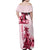 Kentucky Family Matching Off Shoulder Maxi Dress and Hawaiian Shirt Horse Racing Lily Stargazer Pink Version - Wonder Print Shop