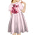 Kentucky Kid Short Sleeve Dress Horse Racing Lily Stargazer Pink Version - Wonder Print Shop