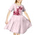 Kentucky Kid Short Sleeve Dress Horse Racing Lily Stargazer Pink Version - Wonder Print Shop