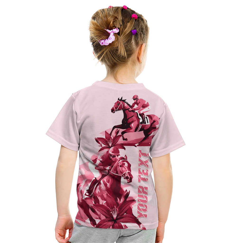 Kentucky Kid T Shirt Horse Racing Lily Stargazer Pink Version - Wonder Print Shop