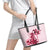 Kentucky Leather Tote Bag Horse Racing Lily Stargazer Pink Version - Wonder Print Shop
