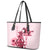 Kentucky Leather Tote Bag Horse Racing Lily Stargazer Pink Version - Wonder Print Shop
