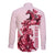 Kentucky Long Sleeve Button Shirt Horse Racing Lily Stargazer Pink Version - Wonder Print Shop