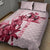 Kentucky Quilt Bed Set Horse Racing Lily Stargazer Pink Version - Wonder Print Shop