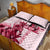 Kentucky Quilt Bed Set Horse Racing Lily Stargazer Pink Version - Wonder Print Shop