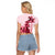 Kentucky Raglan Cropped T Shirt Horse Racing Lily Stargazer Pink Version - Wonder Print Shop