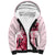 Kentucky Sherpa Hoodie Horse Racing Lily Stargazer Pink Version - Wonder Print Shop