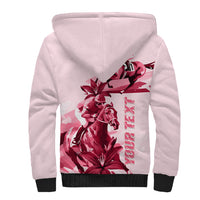 Kentucky Sherpa Hoodie Horse Racing Lily Stargazer Pink Version - Wonder Print Shop