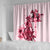 Kentucky Derby Shower Curtain Horse Racing Lily Stargazer Pink Version