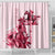 Kentucky Derby Shower Curtain Horse Racing Lily Stargazer Pink Version