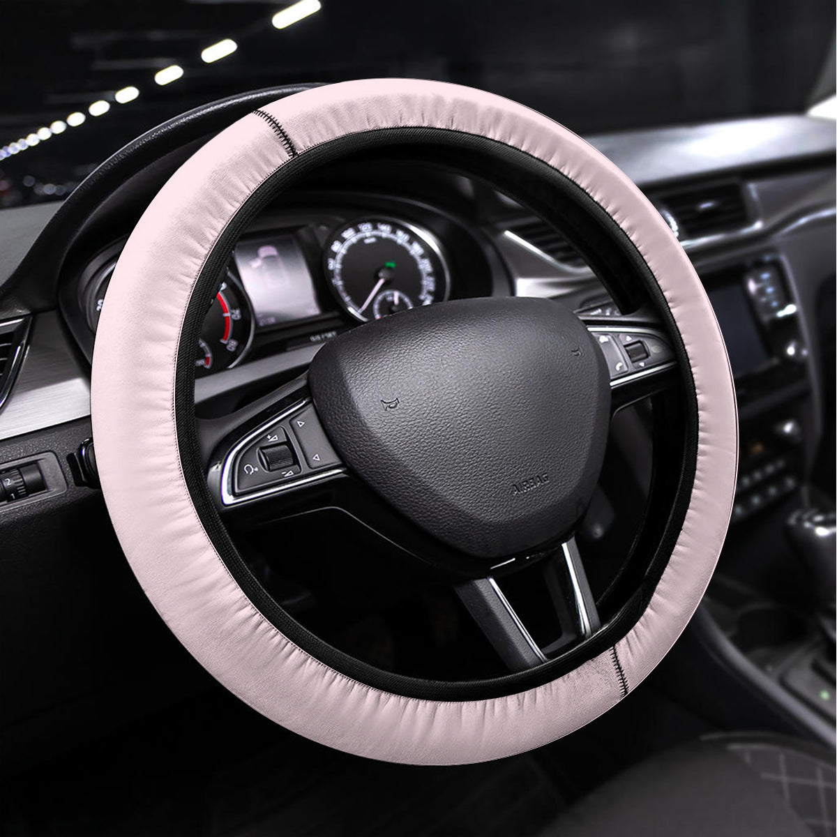 Kentucky Steering Wheel Cover Horse Racing Lily Stargazer Pink Version - Wonder Print Shop