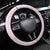 Kentucky Steering Wheel Cover Horse Racing Lily Stargazer Pink Version - Wonder Print Shop
