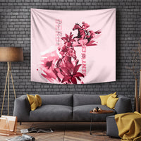 Kentucky Tapestry Horse Racing Lily Stargazer Pink Version - Wonder Print Shop