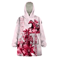 Kentucky Wearable Blanket Hoodie Horse Racing Lily Stargazer Pink Version - Wonder Print Shop