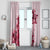 Kentucky Window Curtain Horse Racing Lily Stargazer Pink Version - Wonder Print Shop