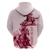 Kentucky Zip Hoodie Horse Racing Lily Stargazer Pink Version - Wonder Print Shop