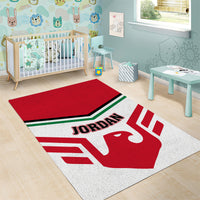 Jordan Football Area Rug The Chivalrous Go Champion - Wonder Print Shop