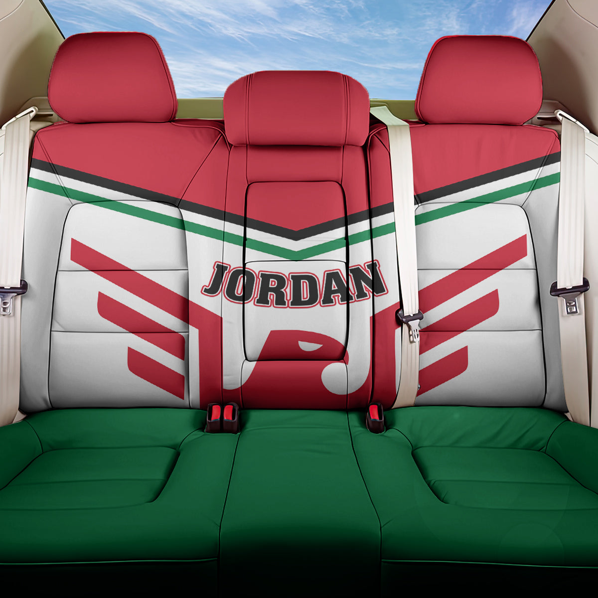 Jordan Football Back Car Seat Cover The Chivalrous Go Champion