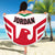 Jordan Football Beach Blanket The Chivalrous Go Champion - Wonder Print Shop