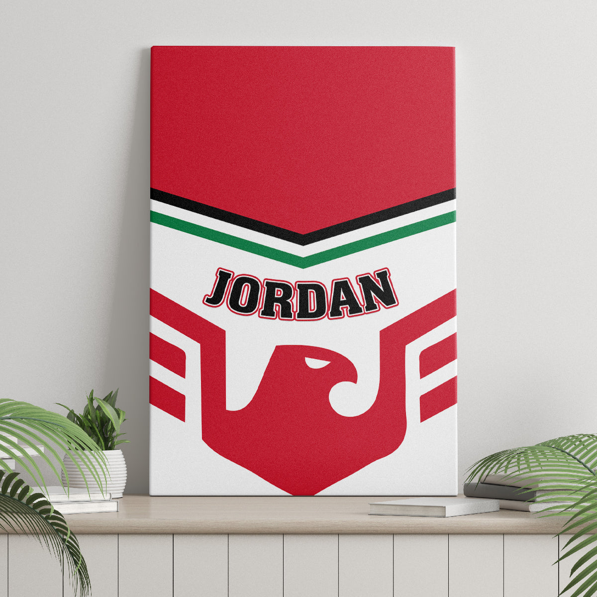 Jordan Football Canvas Wall Art The Chivalrous Go Champion - Wonder Print Shop