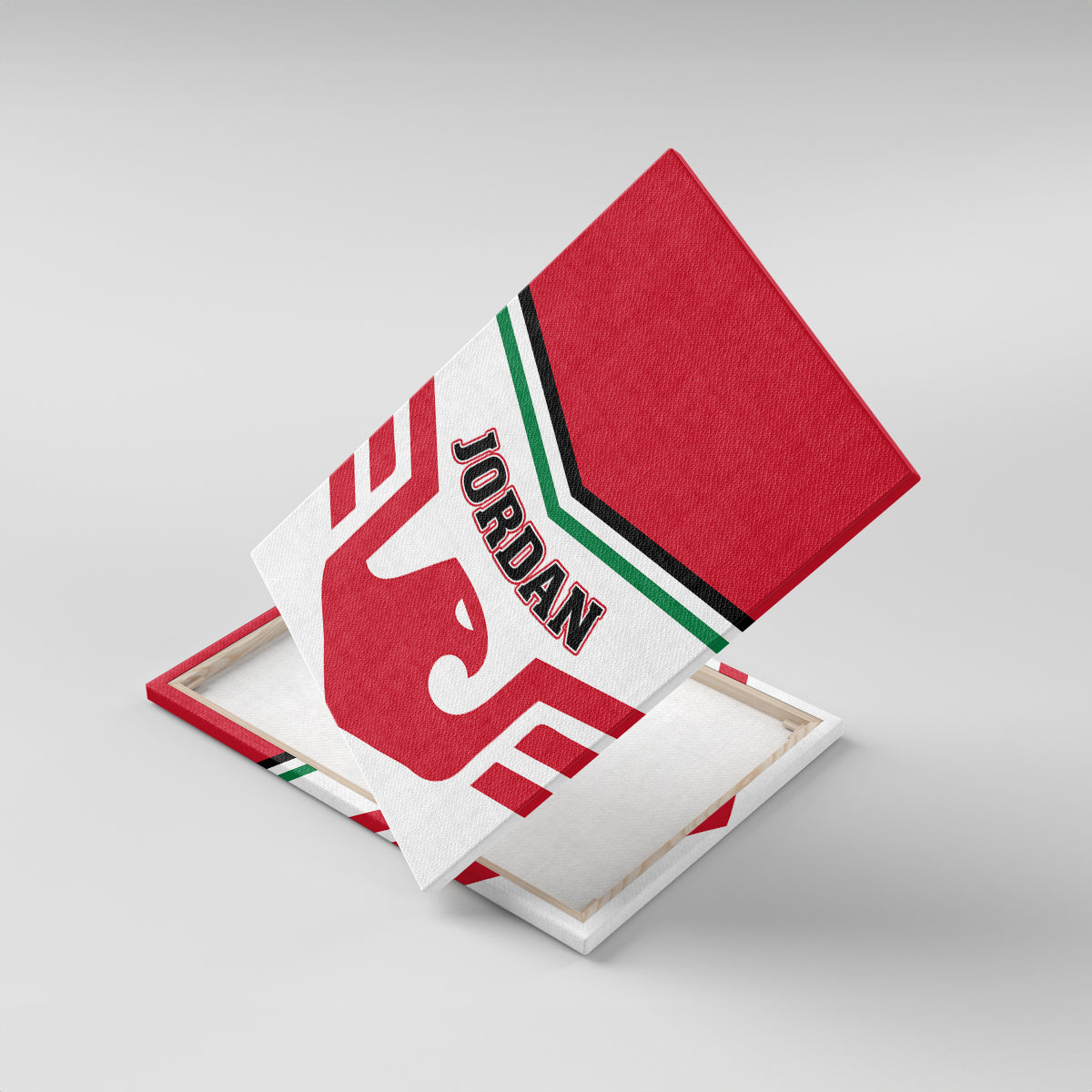 Jordan Football Canvas Wall Art The Chivalrous Go Champion - Wonder Print Shop