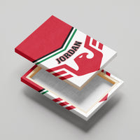 Jordan Football Canvas Wall Art The Chivalrous Go Champion - Wonder Print Shop