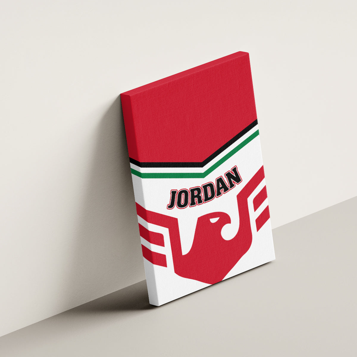 Jordan Football Canvas Wall Art The Chivalrous Go Champion - Wonder Print Shop