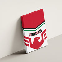 Jordan Football Canvas Wall Art The Chivalrous Go Champion - Wonder Print Shop