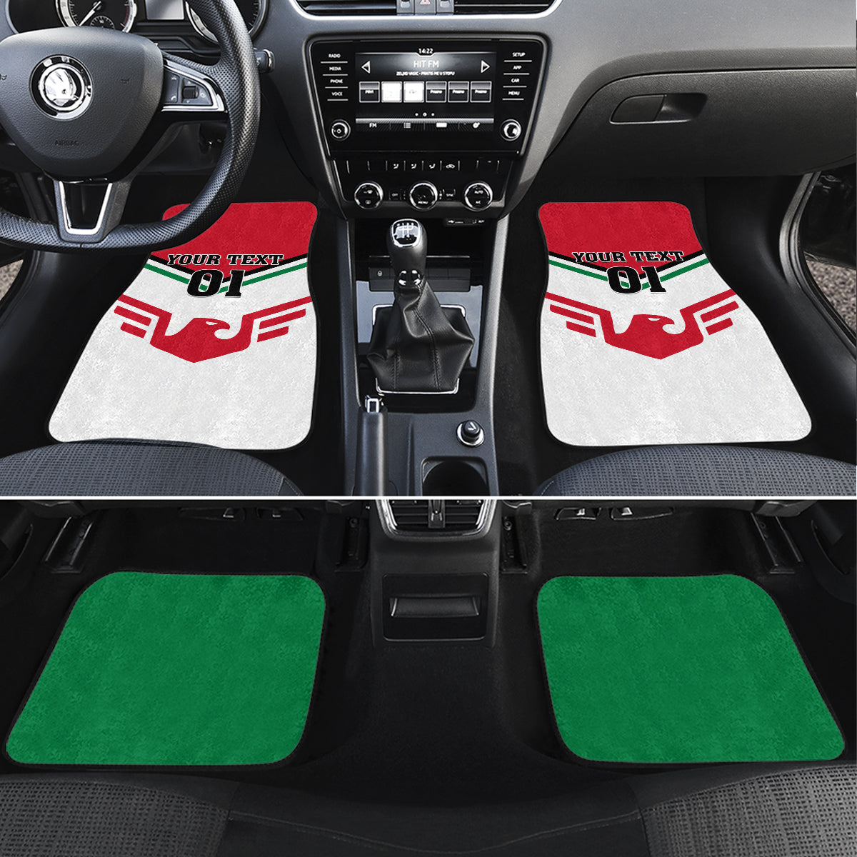 Jordan Football Car Mats The Chivalrous Go Champion - Wonder Print Shop