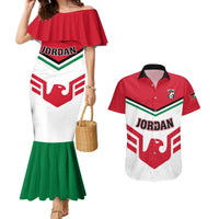 Jordan Football Couples Matching Mermaid Dress and Hawaiian Shirt The Chivalrous Go Champion - Wonder Print Shop