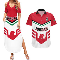 Jordan Football Couples Matching Summer Maxi Dress and Hawaiian Shirt The Chivalrous Go Champion - Wonder Print Shop