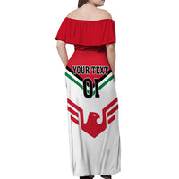 Jordan Football Off Shoulder Maxi Dress The Chivalrous Go Champion - Wonder Print Shop