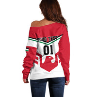 Jordan Football Off Shoulder Sweater The Chivalrous Go Champion - Wonder Print Shop