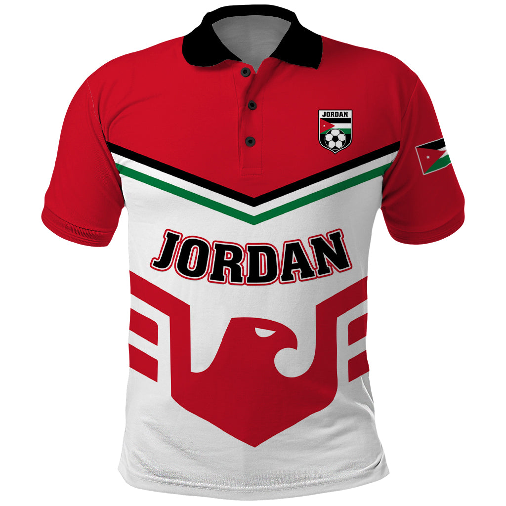Jordan Football Polo Shirt The Chivalrous Go Champion - Wonder Print Shop
