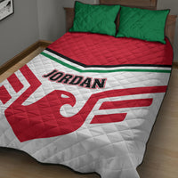 Jordan Football Quilt Bed Set The Chivalrous Go Champion - Wonder Print Shop