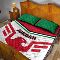 Jordan Football Quilt Bed Set The Chivalrous Go Champion - Wonder Print Shop