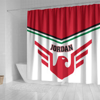 Jordan Football Shower Curtain The Chivalrous Go Champion