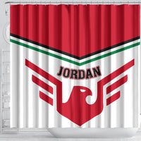 Jordan Football Shower Curtain The Chivalrous Go Champion