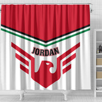 Jordan Football Shower Curtain The Chivalrous Go Champion