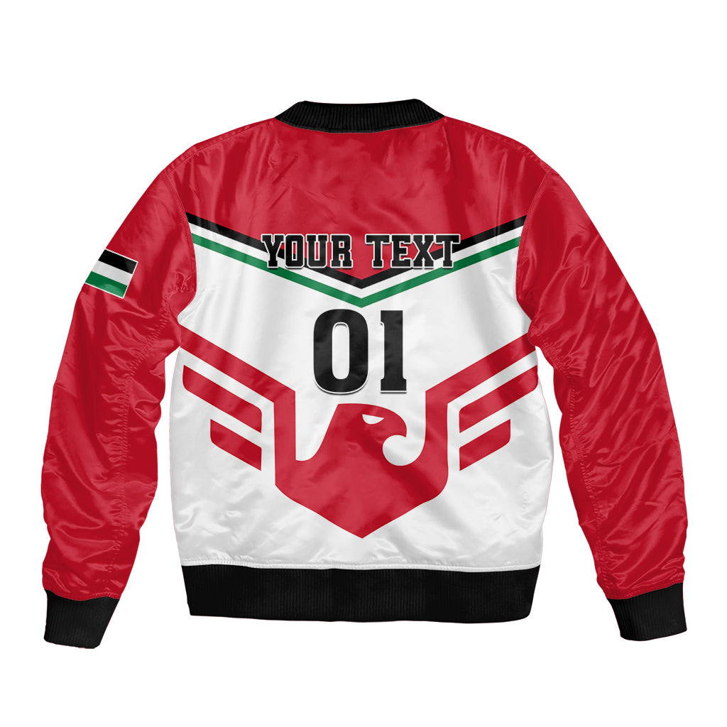 Jordan Football Sleeve Zip Bomber Jacket The Chivalrous Go Champion - Wonder Print Shop