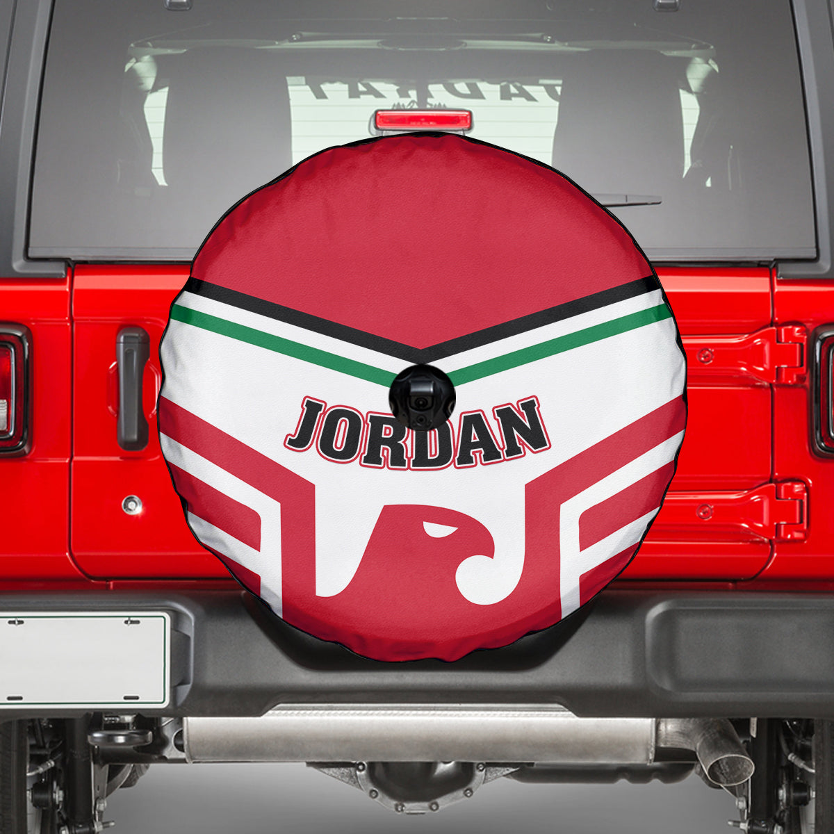 Jordan Football Spare Tire Cover The Chivalrous Go Champion - Wonder Print Shop