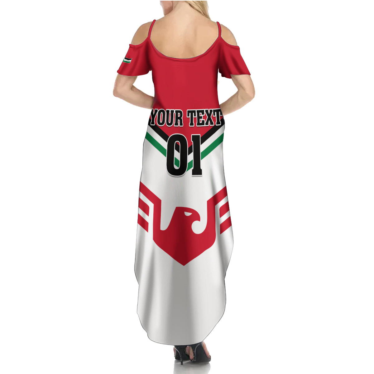 Jordan Football Summer Maxi Dress The Chivalrous Go Champion - Wonder Print Shop